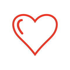Heart Love Icon Vector Illustration