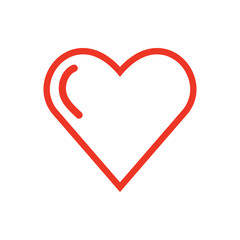 Heart Love Icon Vector Illustration