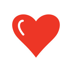 Heart Love Icon Vector Illustration