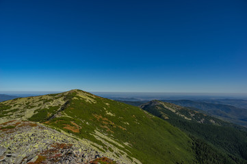 Fototapeta premium Rocky mountains in summer