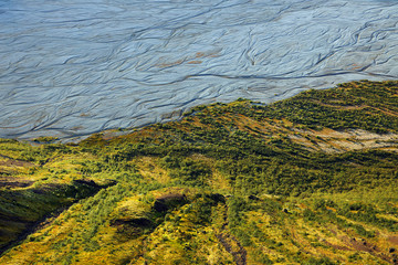 Alpine landscape in Skaftafell National Reserve, Iceland, Europe