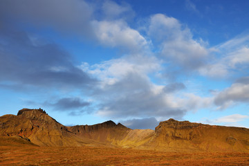 Fototapeta na wymiar Alpine landscape in Skaftafell National Reserve, Iceland, Europe