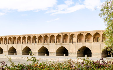 Siosepol historical bridge, Isfahan, Iran