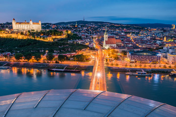 Bratislava seen from above