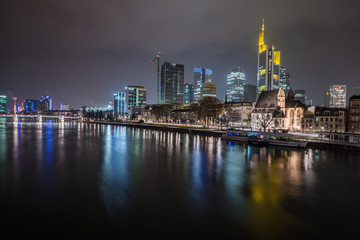 Fototapeta na wymiar Nights in Frankfurt