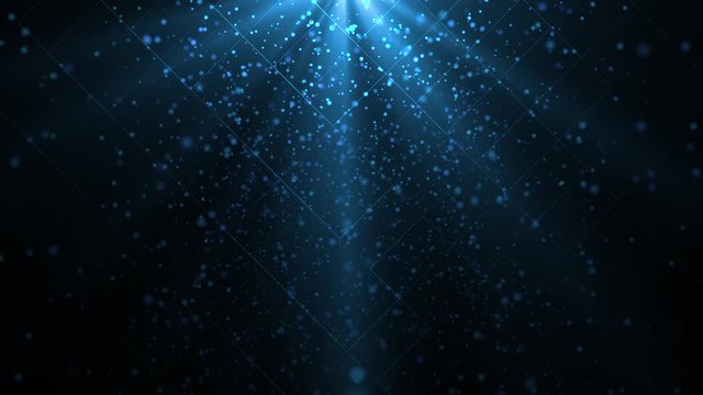 Abstract Blue Particle Background