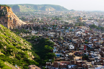 aerial view of jaipur city in india - 291583165