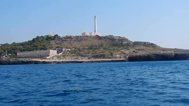 Santa Maria di Leuca - Panoramica dalla barca di Punta Meliso