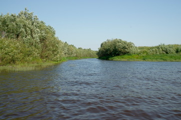 confluence of two Northern rivers