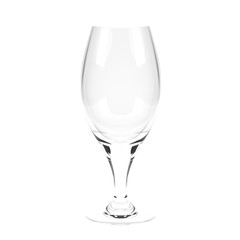 Beer glass. 3d rendering illustration isolated