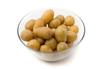 Gekochte Pellkartoffeln