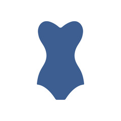 Bright swimsuit. Beach female form.Swimsuits single icon in cartoon style vector symbol stock illustration.