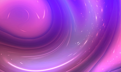 Abstract ultraviolet background. Liquid in acrylic, smooth lines and stains. Modern neon background. Paint, acrylic, smooth fluid flow.