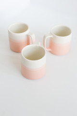 Pink Ombre Ceramic Mugs