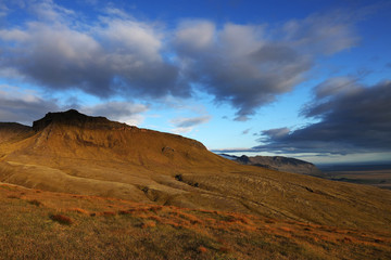 Alpine landscape in Skaftafell National Reserve, Iceland, Europe