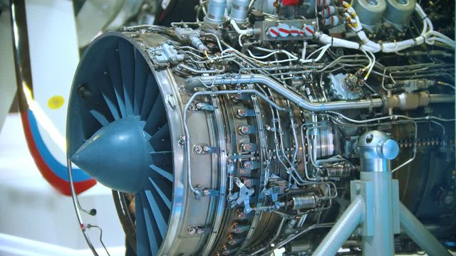 A constructing process of making an airplane turbine