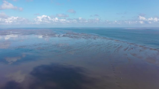 Cuxhaven en Allemagne et embouchure de l'Elbe