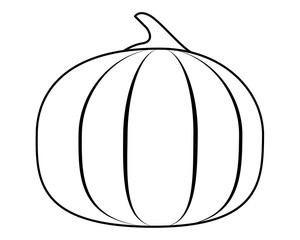 halloween pumpkin fruit isolated icon