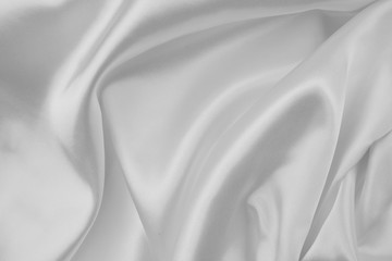 White silk fabric lines