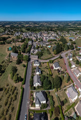 Sainte-Féréole (Corrèze, France) - Vue aérienne