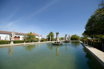 Obraz premium Gardens of the ancient bishop's palace at Castelo Branco