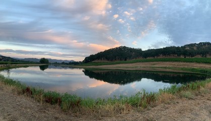 Sunrise Over Lake