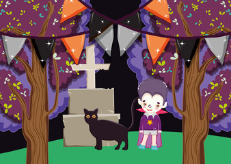 kids with costume halloween image