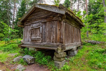 Helsinki, finland. Nature background. Landscape background. National park outdoors landscape.