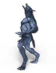 Naklejka premium 狼男