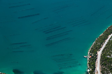 Mariculture on Pelješac, Croatia