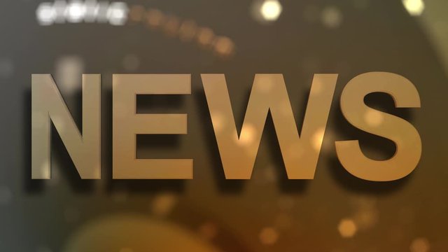 news style broadcast logo sign motion graphic background