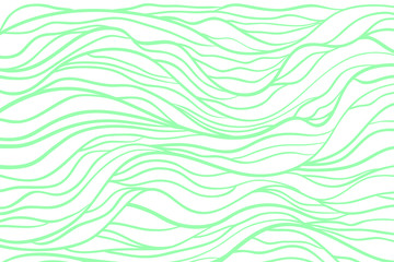 Abstract wavy background. Hand drawn waves. Stripe texture with many lines. Waved pattern. Colored illustration for banners, flyers or posters