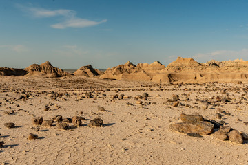 Scattered Rocks Across Foreground