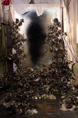 A Luxurious interior in the vintage style..