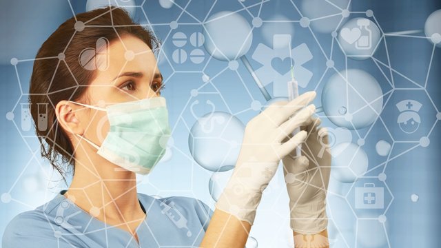 Biotech researcher research food chemistry experiment biorobotics