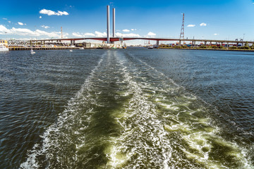 Bolte bridge in Docklands, Melbourne