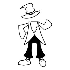 halloween costume accessory isolated icon