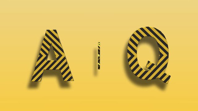 Q and A business meeting motion graphic background