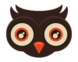 halloween owl bird animal icon