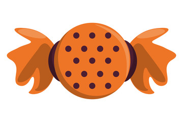 halloween sweet candies isolated icon