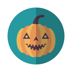 pumpkin vegetable season isolated icon