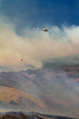 Fototapeta na wymiar Aerial firefighting