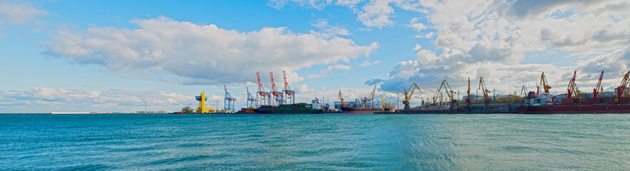 Fototapeta premium Port marine terminal