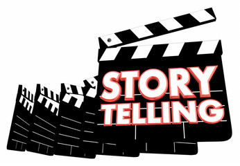 Story Telling Film Making Movie Produciton Clapper Boards 3d Illustration