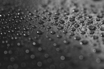 Macro of water droplet