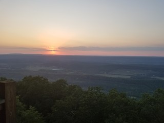 Sunset over Valley and ridge 2