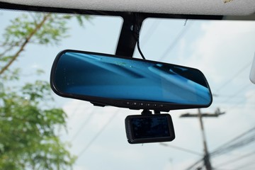 Rear mirror and car camera