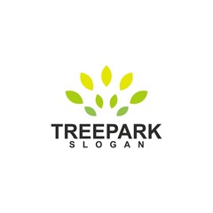 Nature, Tree leaf logo template, design concept. vector