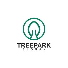 Nature, Tree leaf logo template, design concept. vector