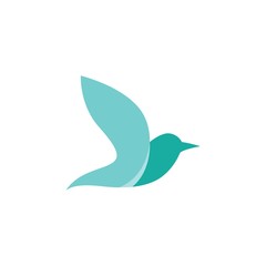 Dove logo template vector icon
